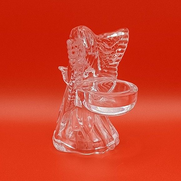 Mikasa Celebrations Crystal Praying Angel Tealight Holder - Picture 2 of 7